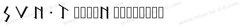 SVN TimesNew字体转换